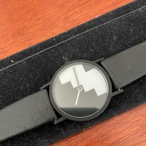 Watch - one of a kind abstract watch with LACMA old logo.